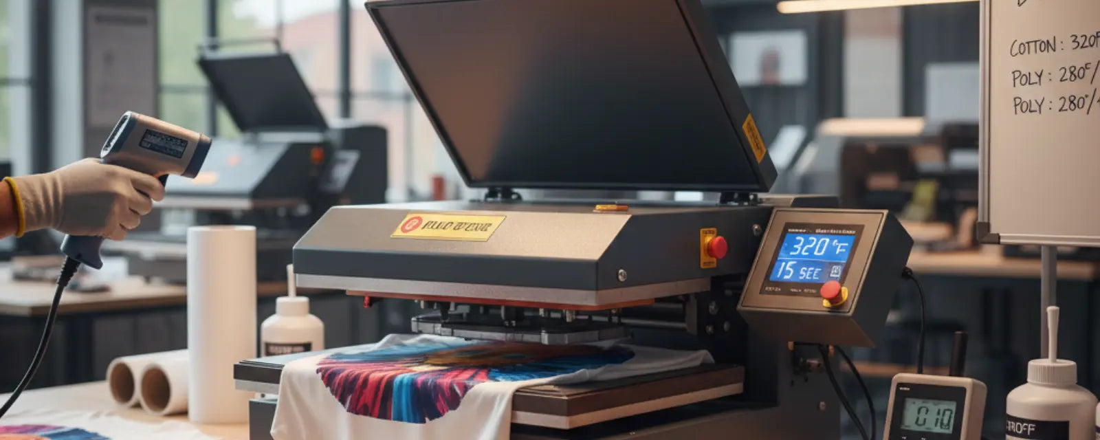 The Ultimate DTF Heat Press Temperature & Time Guide