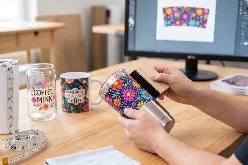 UV DTF Cup Wraps Guide: How to Size, Design and Apply Them Right - DTF Dallas