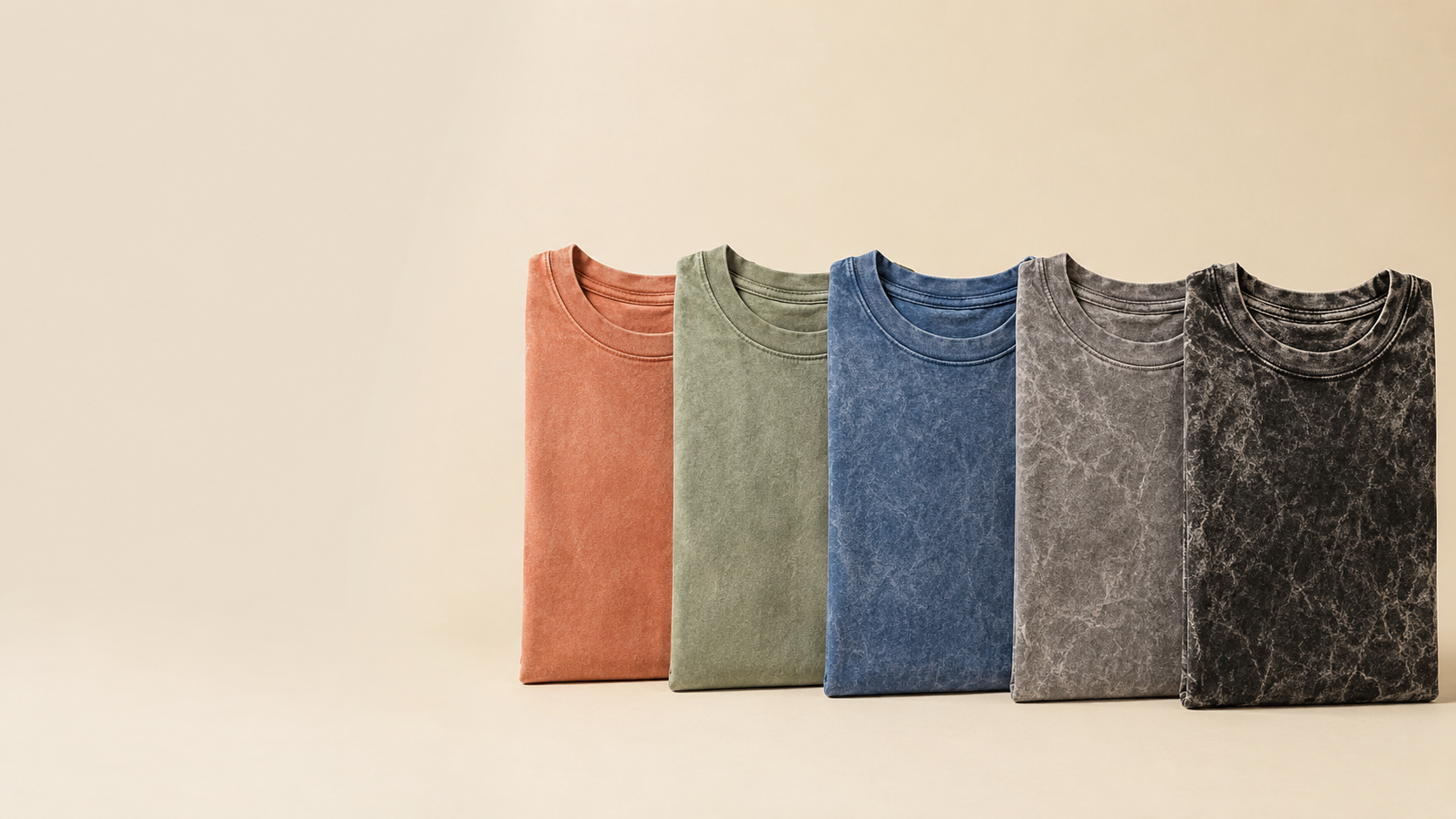 Garment Dyed T-Shirts: Pigment Dye, Vintage Wash and Mineral Wash Explained