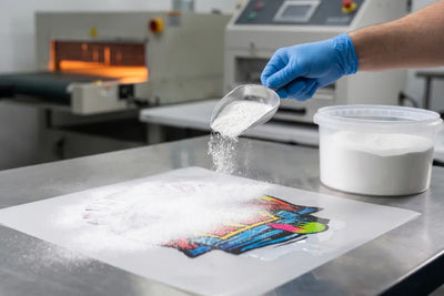 DTF Powder Demystified: How Much, When to Skip, Why It Matters - DTF Dallas