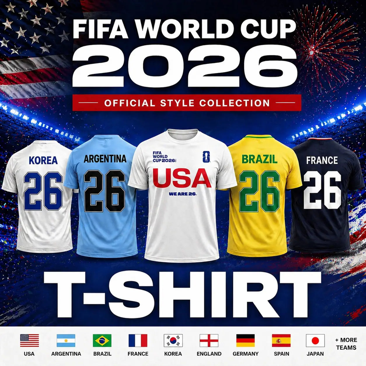 FIFA World Cup 2026 T-Shirts | 