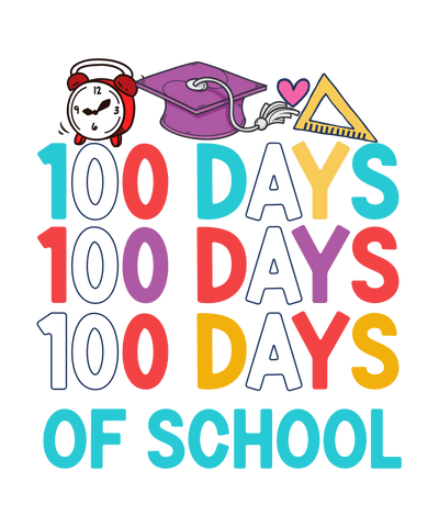 100 Days of School Math Lover Design | DTF Dallas - DTF Dallas