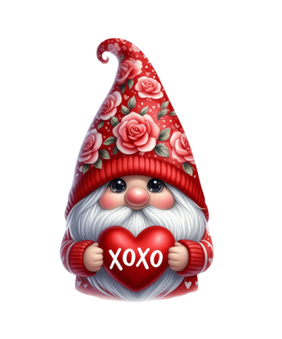 Gnome XOXO Valentine's Day Design | DTF Dallas - DTF Dallas