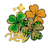 Lucky Clover Saint Patrick's Day Cheetah Design | DTF Dallas - DTF Dallas