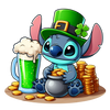 Disney Stitch St. Patty's Green Beer Design | DTF Dallas - DTF Dallas