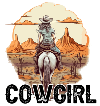 Wild Life Cowgirl Design - DTF Ready To Press - DTF Dallas