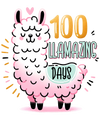 100 Llamazing Days of School Llama Design | DTF Dallas - DTF Dallas