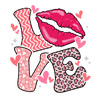 Love Valentine's Day Leopard Design | DTF Dallas - DTF Dallas