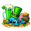 Disney Lilo Stitch Saint Patrick's Day Design | DTF Dallas - DTF Dallas