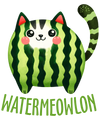 Watermeowlon Cat Design - DTF Ready To Press - DTF Dallas