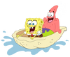 Sponge Bob and Patrick Rafting Cartoon Design | DTF Dallas - DTF Dallas