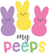 My Peeps Easter Design - DTF Ready To Press - DTF Dallas