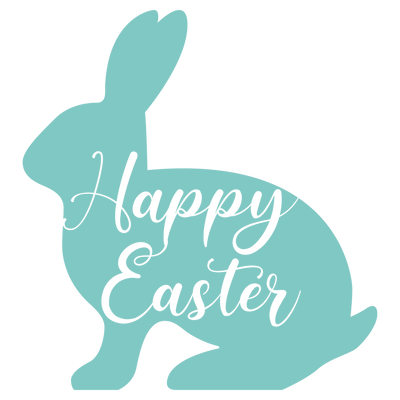 Happy Easter Bunny Design DTF-Ready Press (V3) | DTF Dallas - DTF Dallas