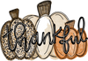 Thanksgiving Pumpkin Design - DTF Ready To Press - DTF Dallas