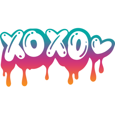 Valentine's Day Xoxo Design - DTF Ready To Press - DTF Dallas