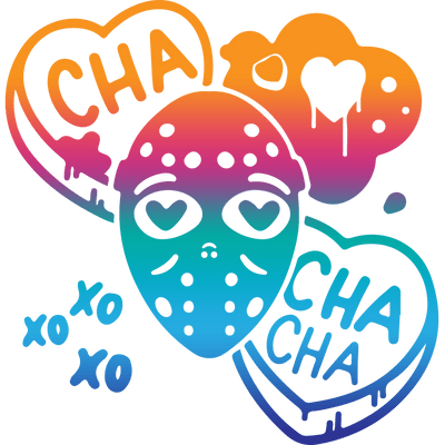 Valentine's Day Cha Cha Design - DTF Ready To Press - DTF Dallas