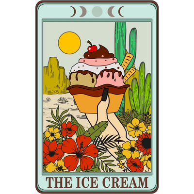 The Ice Cream Design - DTF Ready To Press - DTF Dallas