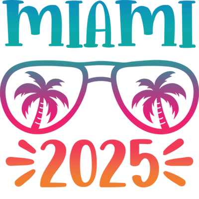 2025 Miami Vacation Design - DTF Ready To Press - DTF Dallas