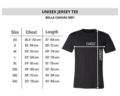 Bella + Canvas 3001CV | Unisex Jersey Tee 3001 CV - 4XL - DTF Dallas