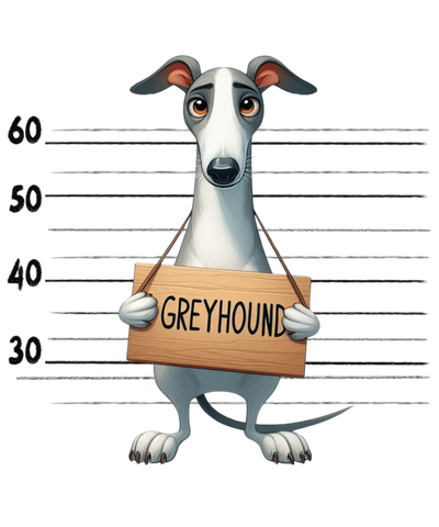 Greyhound Design - DTF Ready To Press - DTF Dallas