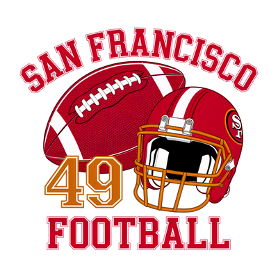 San Francisco 49ers Design - DTF Ready To Press - DTF Dallas