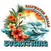 Saltwater Heals Everything Design - DTF Ready To Press - DTF Dallas