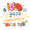 Funny 100 Days Of School Design - DTF Ready To Press - DTF Dallas