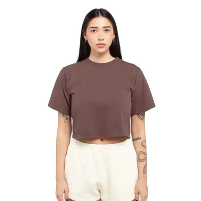 Shaka Wear SHGDC Women's Garment-Dyed Crop T-Shirt - DTF Dallas