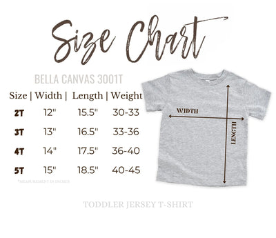 Bella + Canvas 3001T | Toddler Jersey Tee 3001 T - 5T - DTF Dallas