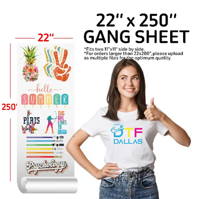 DTF Transfer Gang Sheets - DTF Dallas