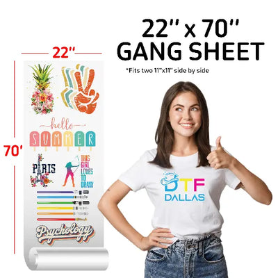 DTF Transfer Gang Sheets - DTF Dallas