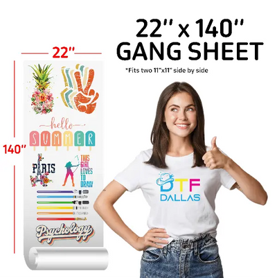 DTF Transfer Gang Sheets - DTF Dallas