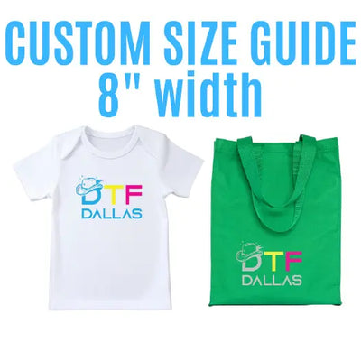 DTF Transfers by Size - DTF Dallas