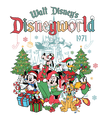 Disneyworld Christmas Design - DTF Ready To Press - DTF Dallas