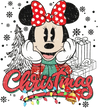 Minnie Mouse Christmas DTF Ready to Press | DTF Dallas - DTF Dallas