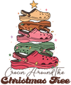 Christmas Tree Crocs Design - DTF Ready To Press - DTF Dallas