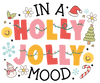 Holly Jolly Christmas Design DTF-Ready (V2) | DTF Dallas - DTF Dallas