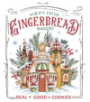 Gingerbread Bakery Christmas Design | DTF Dallas - DTF Dallas