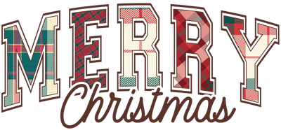 Merry Christmas DTF Design - Ready to Press V21 | DTF Dallas - DTF Dallas