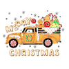 Merry Christmas Candy Truck Design | DTF Dallas - DTF Dallas