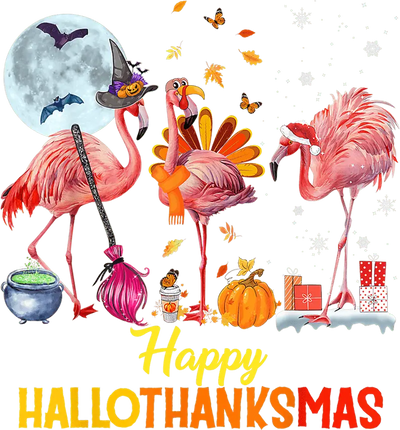 Happy Hallothanksmas DTF-Ready to Press (V4) | DTF Dallas - DTF Dallas