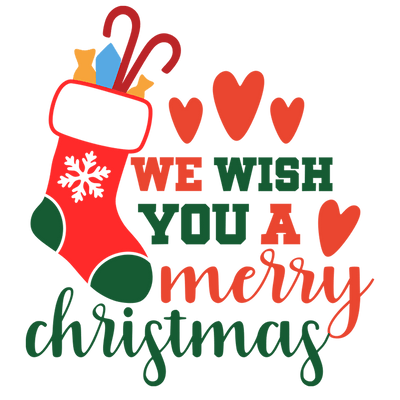 Merry Christmas DTF Design - Ready to Press V7 | DTF Dallas - DTF Dallas