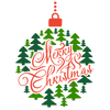 Merry Christmas DTF Design - Ready to Press V4 | DTF Dallas - DTF Dallas