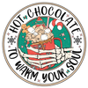 Hot Chocolate Christmas Design - DTF Ready To Press - DTF Dallas