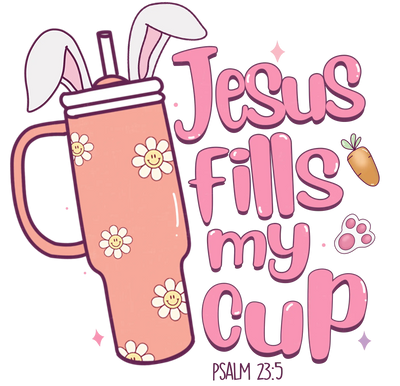 Happy Easter Bible Verse Design - DTF Ready To Press - DTF Dallas