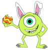 Disney Monsters - Mike Wazowski Easter Design | DTF Dallas - DTF Dallas