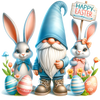 Cute Family Easter Design - DTF Ready To Press - DTF Dallas