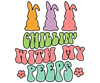 Chillin with My Peeps Easter Cute Bunny Design | DTF Dallas - DTF Dallas