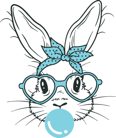 Baby Bunny Easter Design DTF-Ready to Press V3 | DTF Dallas - DTF Dallas