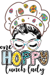 One Hoppy Lunch Lady Easter Design | DTF Dallas - DTF Dallas